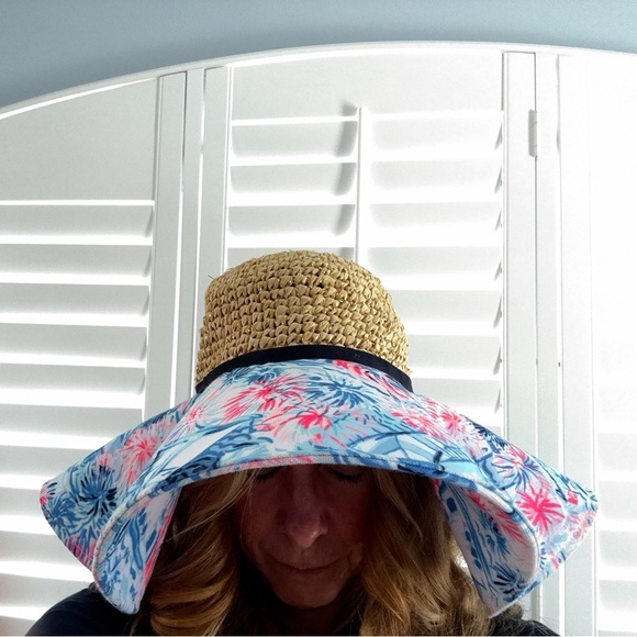 Lilly Pulitzer Straw Sun hat - Picture 3 of 10